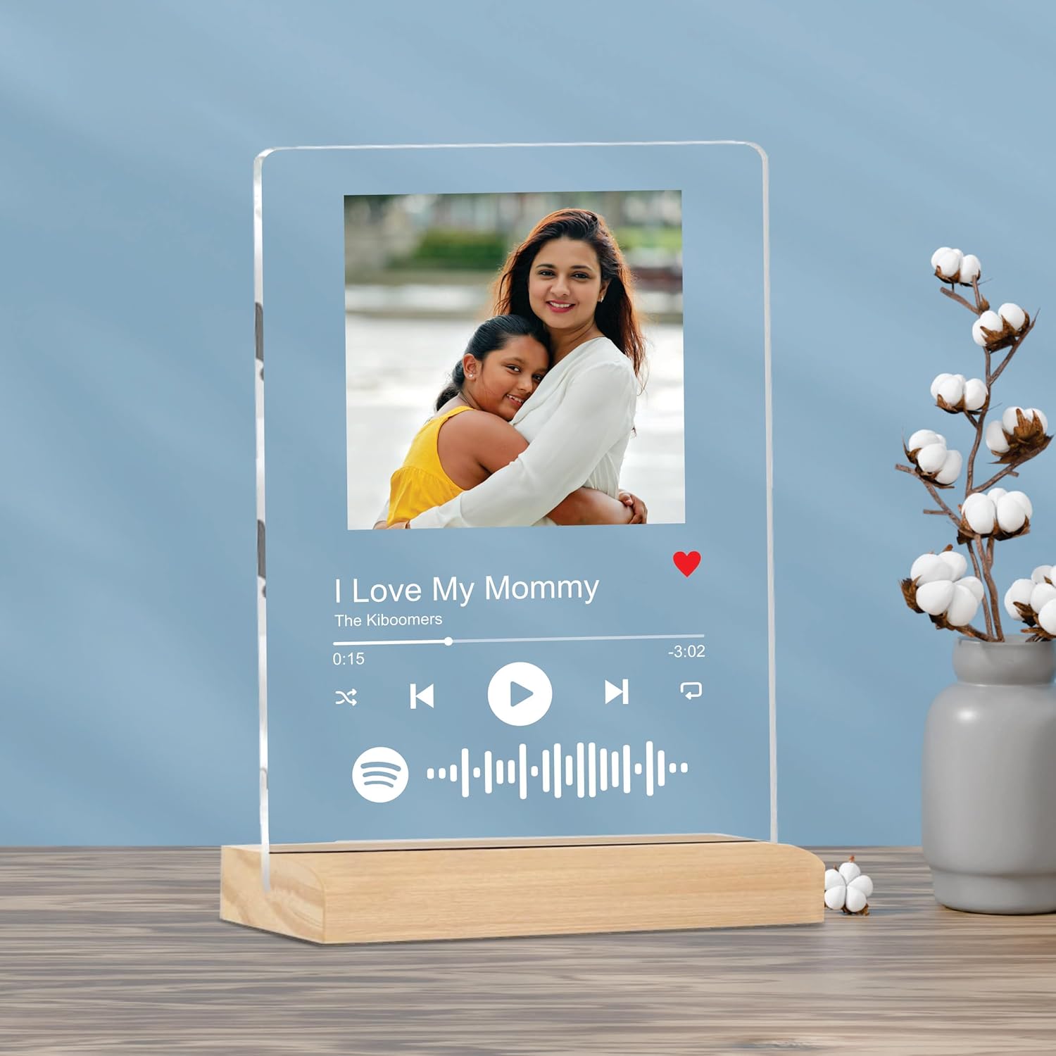 Personalized Acrylic Photo Stand – Minimal Table Top Gift