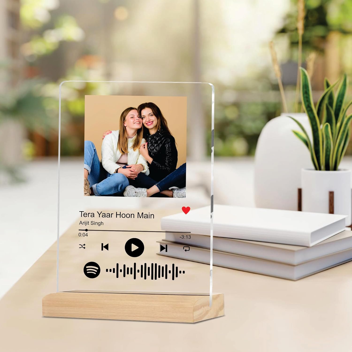 Custom Acrylic Photo Stand (Without Light) – Classic Desk Display