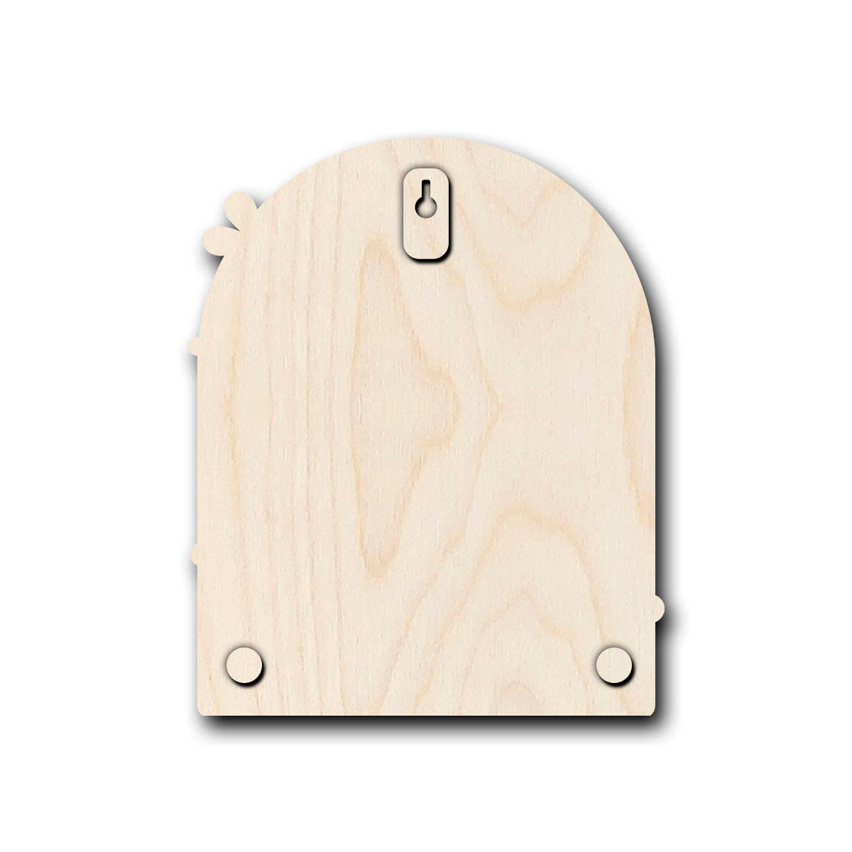 Modern Round Wooden Nameplate with 3D Acrylic Letters | Custom Made Wooden Nameplate with Daisy Charm | Personalized | 11X14 Inch(Copy)