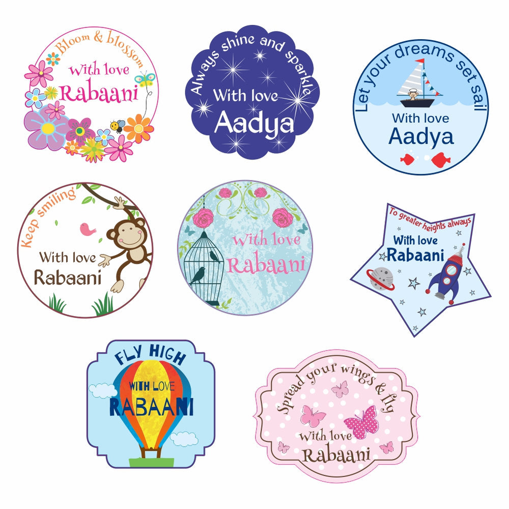 Personalized gift stickers -set of 31