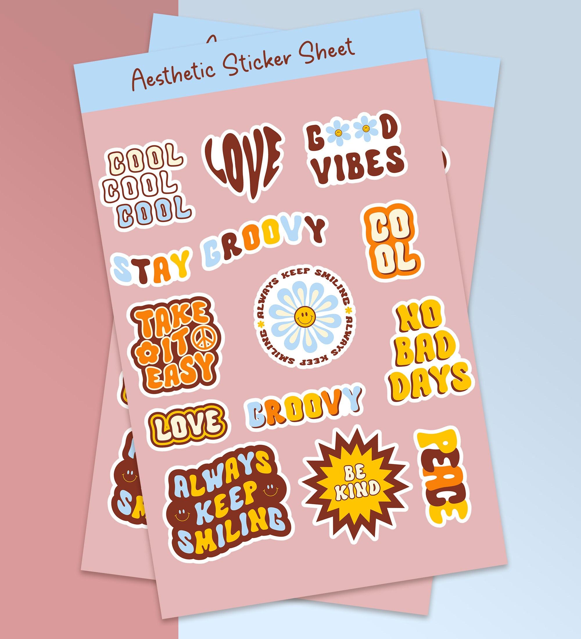 Anime & Cartoon UV Stickers Pack | Waterproof Glossy Sticker Sheet