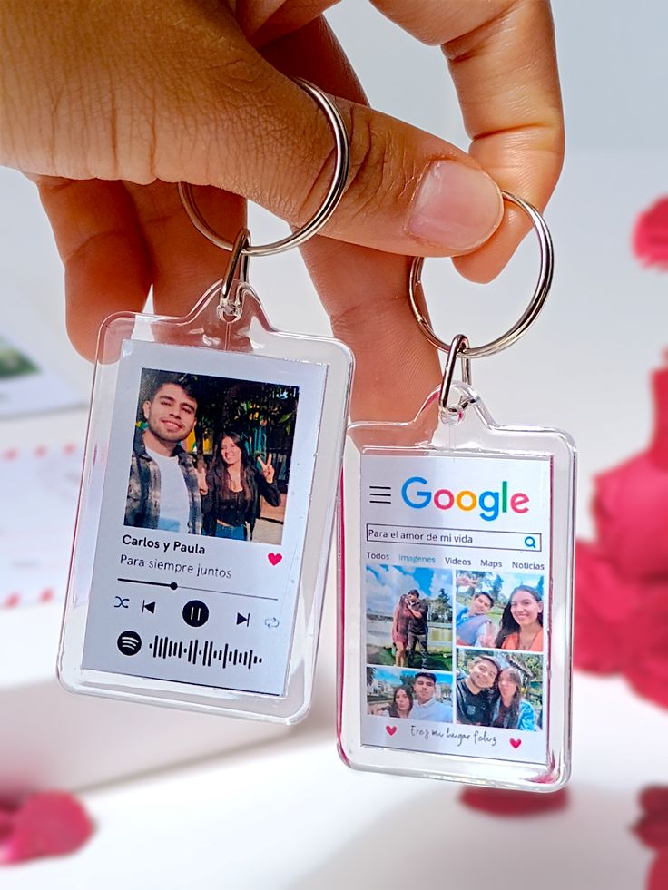 Acrylic Customized Spotify Keychain With Spotify Song Code And Your Image(2X3 Inches), Multi-Coloured