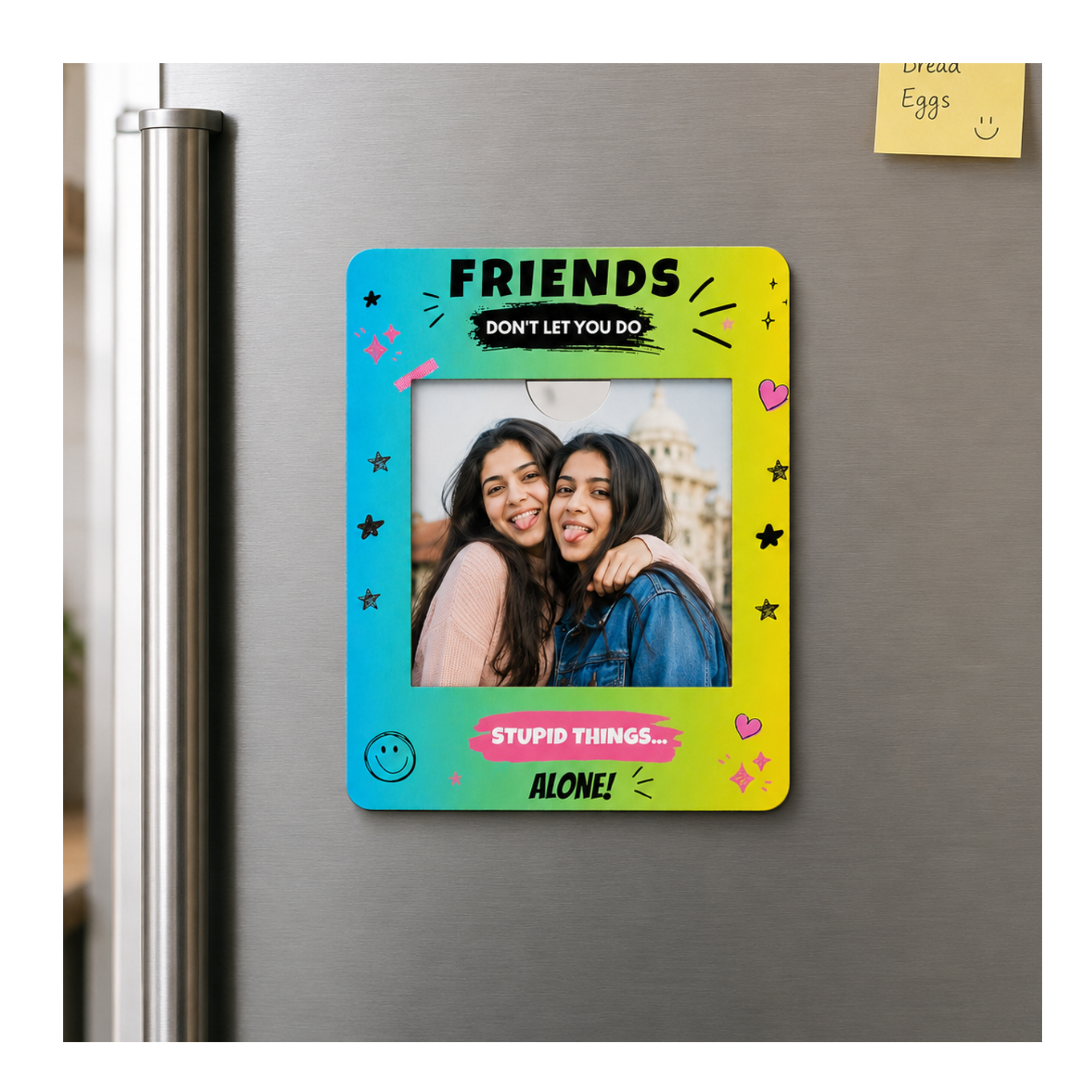 Personalized Friendship Day Fridge Magnet with Photo 2