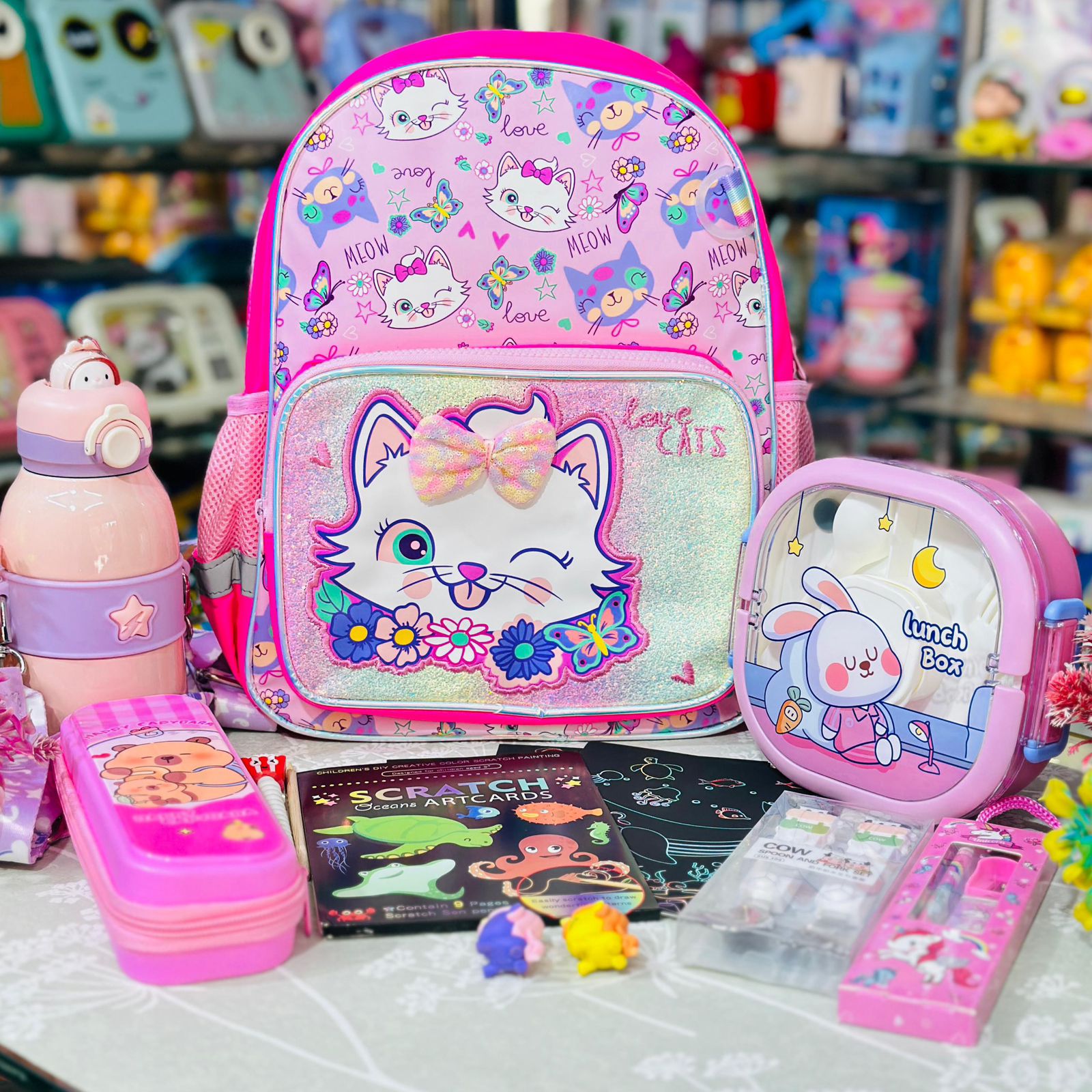 All-in-One Personalized School Bag Hamper for Kids