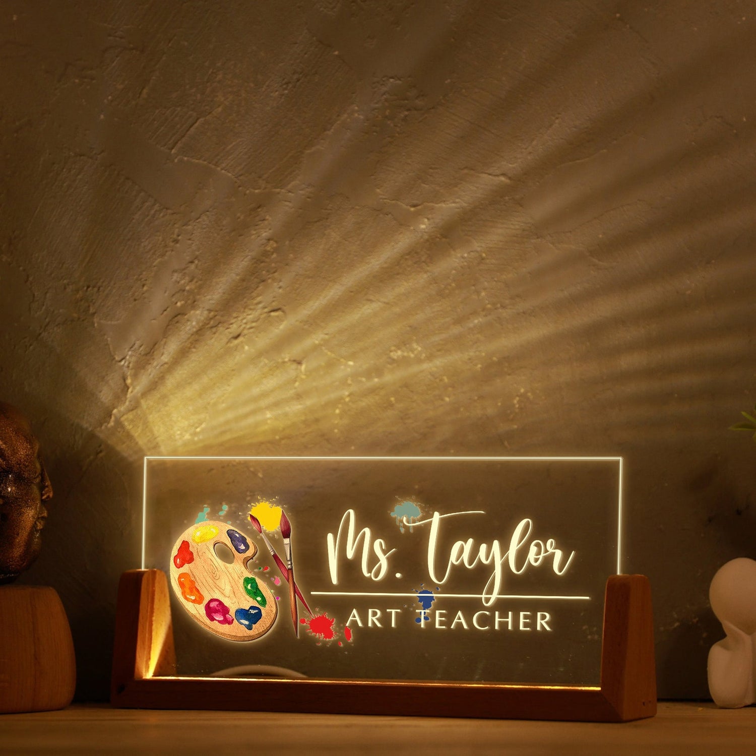 Personalised Acrylic Name Plaque | Custom Name Tag for Room, Desk or Gifting