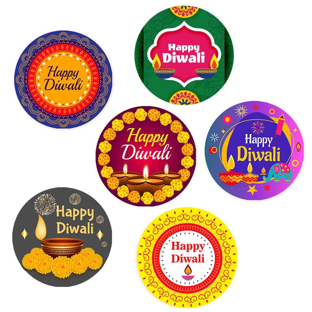 Festival & Spiritual UV Stickers | Ganpati | Diwali | Decorative Labels