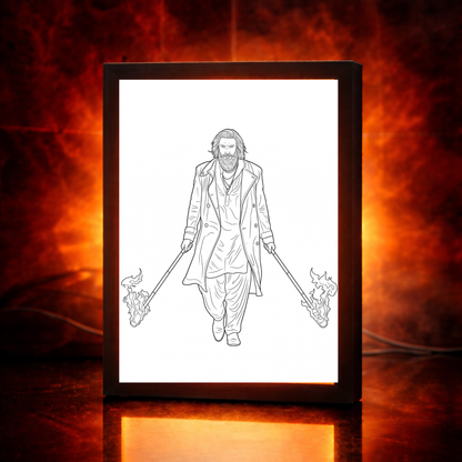 Personalized Magic LED Photo Lamp – 3D Glow Frame (10x7 Inch)