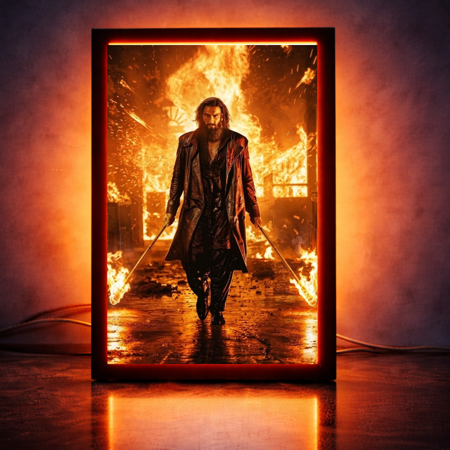 Personalized Magic LED Photo Lamp – 3D Glow Frame (10x7 Inch)