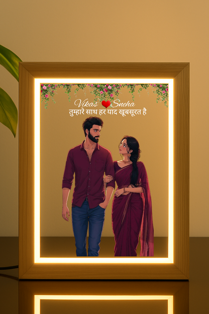 Forever Love Customized Square Frame