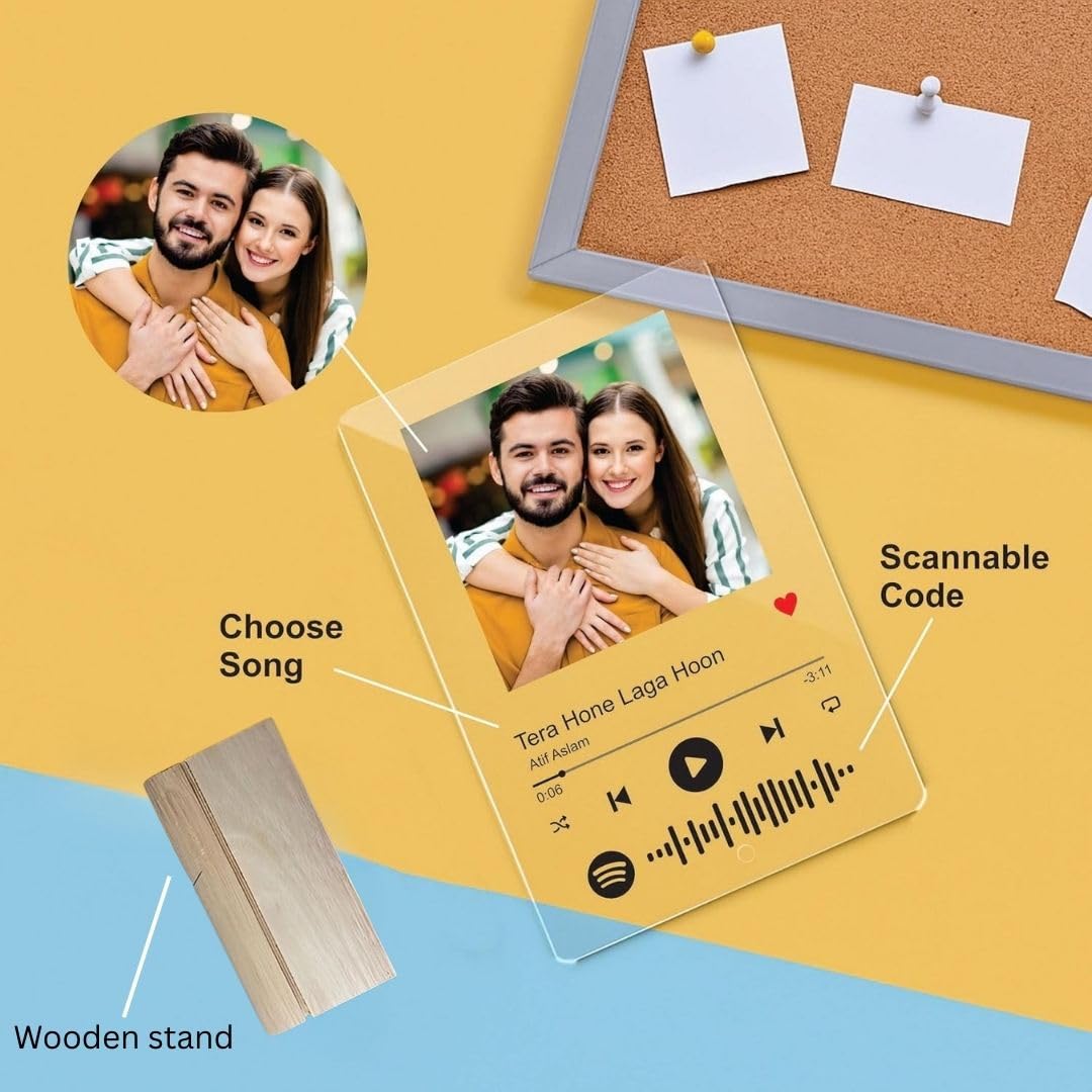 Custom Acrylic Photo Stand (Without Light) – Classic Desk Display