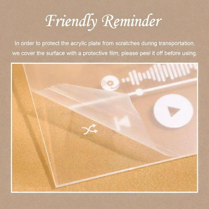 Personalized Acrylic Photo Frame on Wooden Base | Premium Memory Display