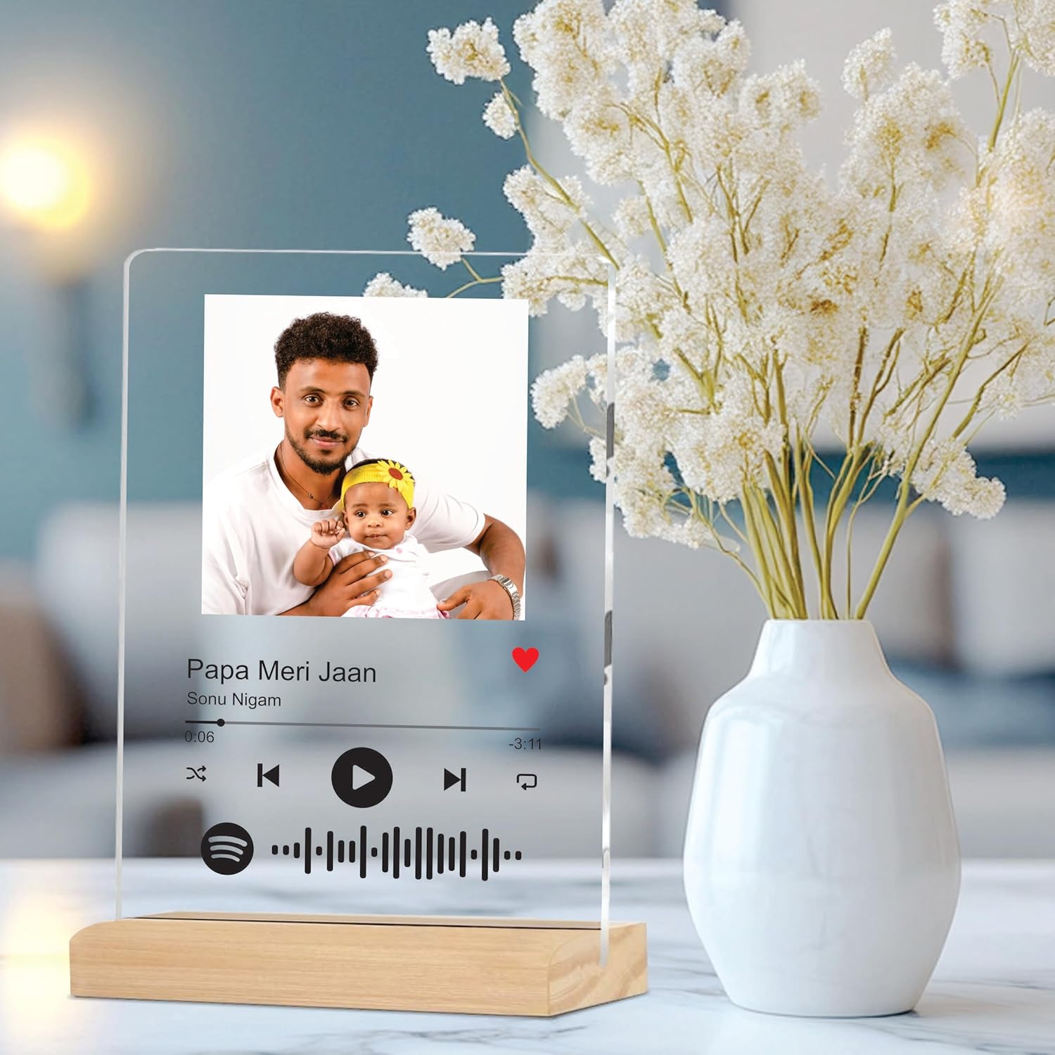 Custom Acrylic Photo Stand (Without Light) – Classic Desk Display