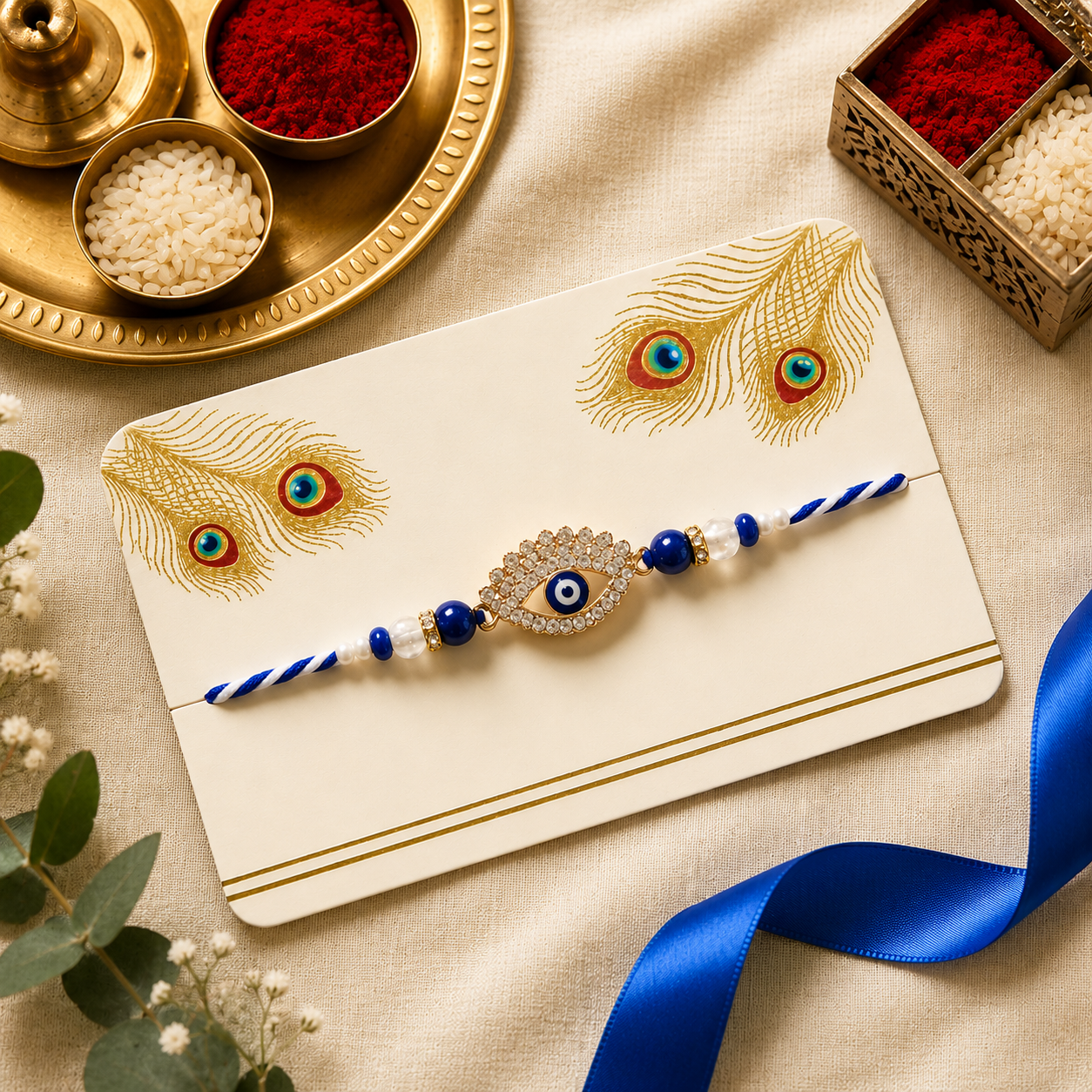 Ethnic Rakhi for Brother | Festive Raksha Bandhan Rakhi