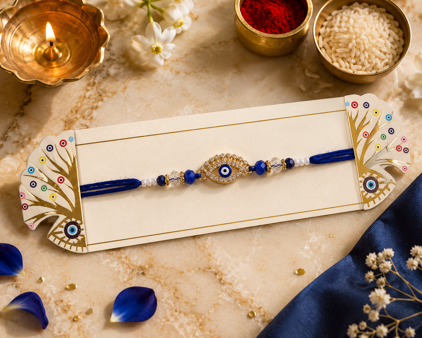 Ethnic Rakhi for Brother | Festive Raksha Bandhan Rakhi