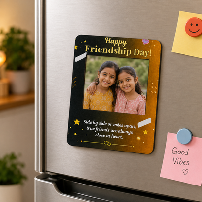 Personalized Friendship Day Fridge Magnet with Photo