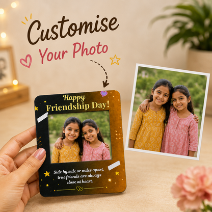 Personalized Friendship Day Fridge Magnet with Photo