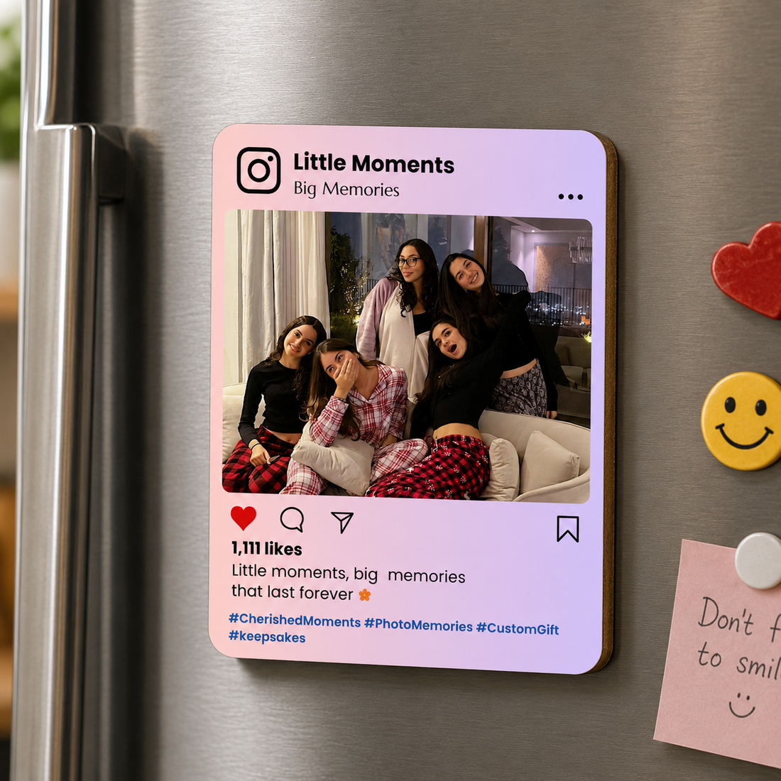 Personalized Instagram Friendship day Fridge Magnet with Photo