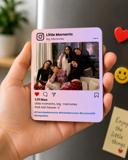 Personalized Instagram Friendship day Fridge Magnet with Photo