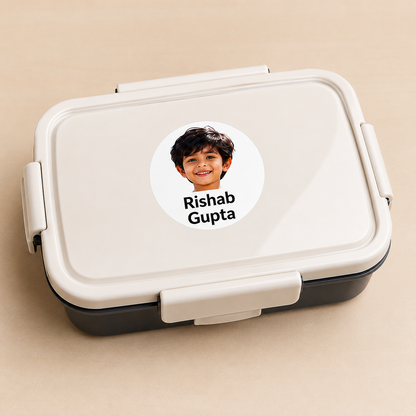 Custom 3D Waterproof Name Stickers with photo | Durable &amp; Stylish- Set of 31