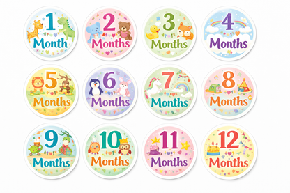 Monthly Milestone sticker&