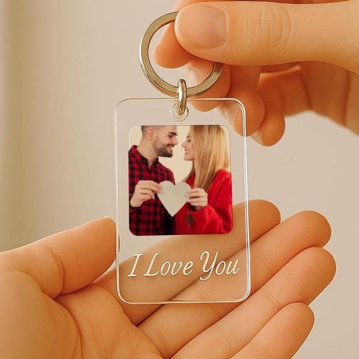 Acrylic Customized  Keychain With  Your Image(2X3 Inches), Multi-Coloured