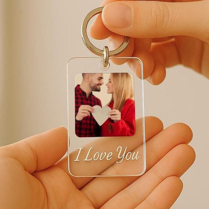 Acrylic Customized Spotify Keychain With Spotify Song Code And Your Image(2X3 Inches), Multi-Coloured
