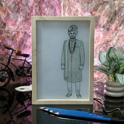 Personalized 3D Magic Lamp with Photo | Customized LED Illusion Lamp | Unique Gift for Loved Ones