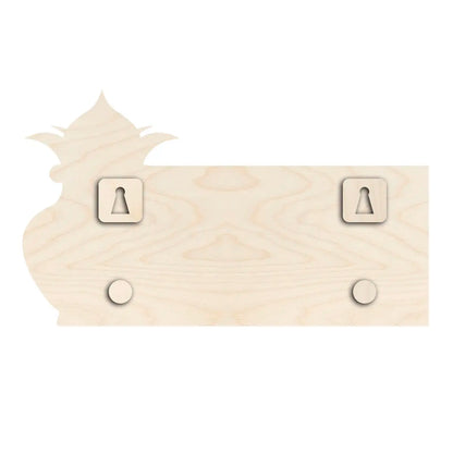 Traditional Wooden Name Plate | Personalized Home Décor | 15 × 8.5 Inches