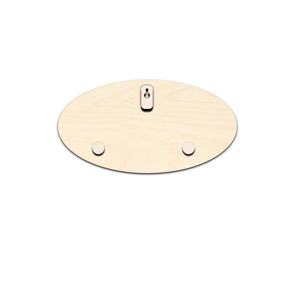 Personalized Wooden Couple Nameplate for Home Entrance | Custom Names | 12 × 8 In