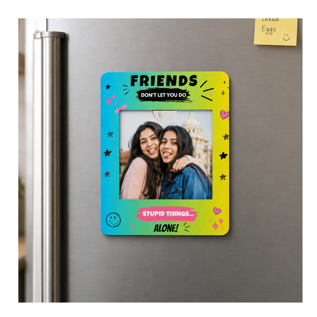 Personalized Friendship Day Fridge Magnet with Photo 2