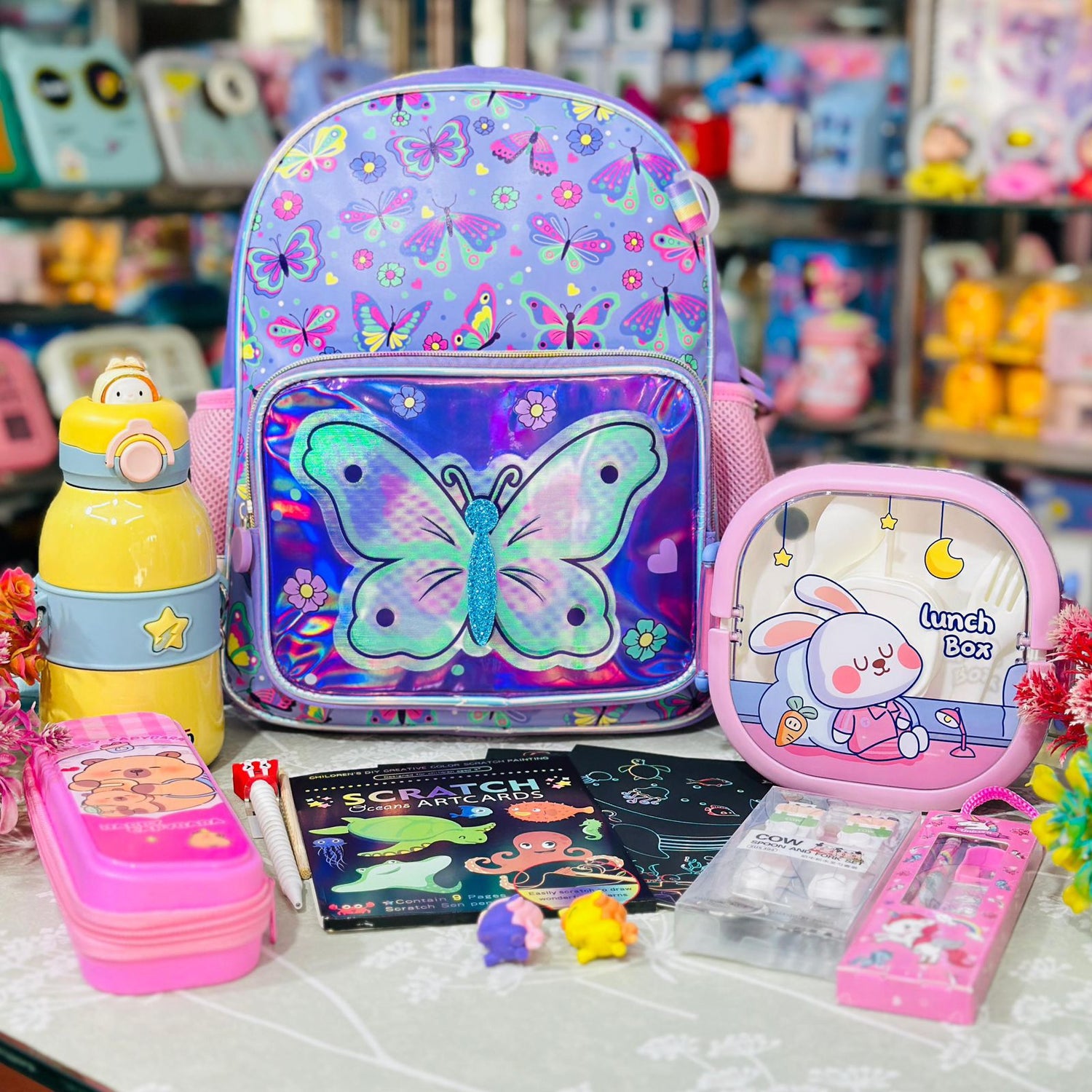 All-in-One Personalized School Bag Hamper for Kids