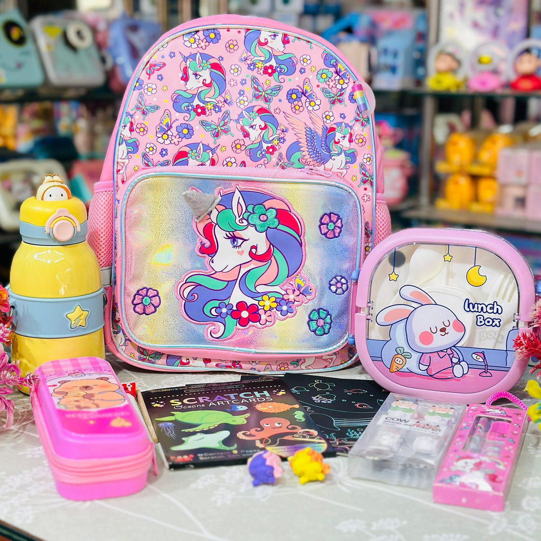 All-in-One Personalized School Bag Hamper for Kids