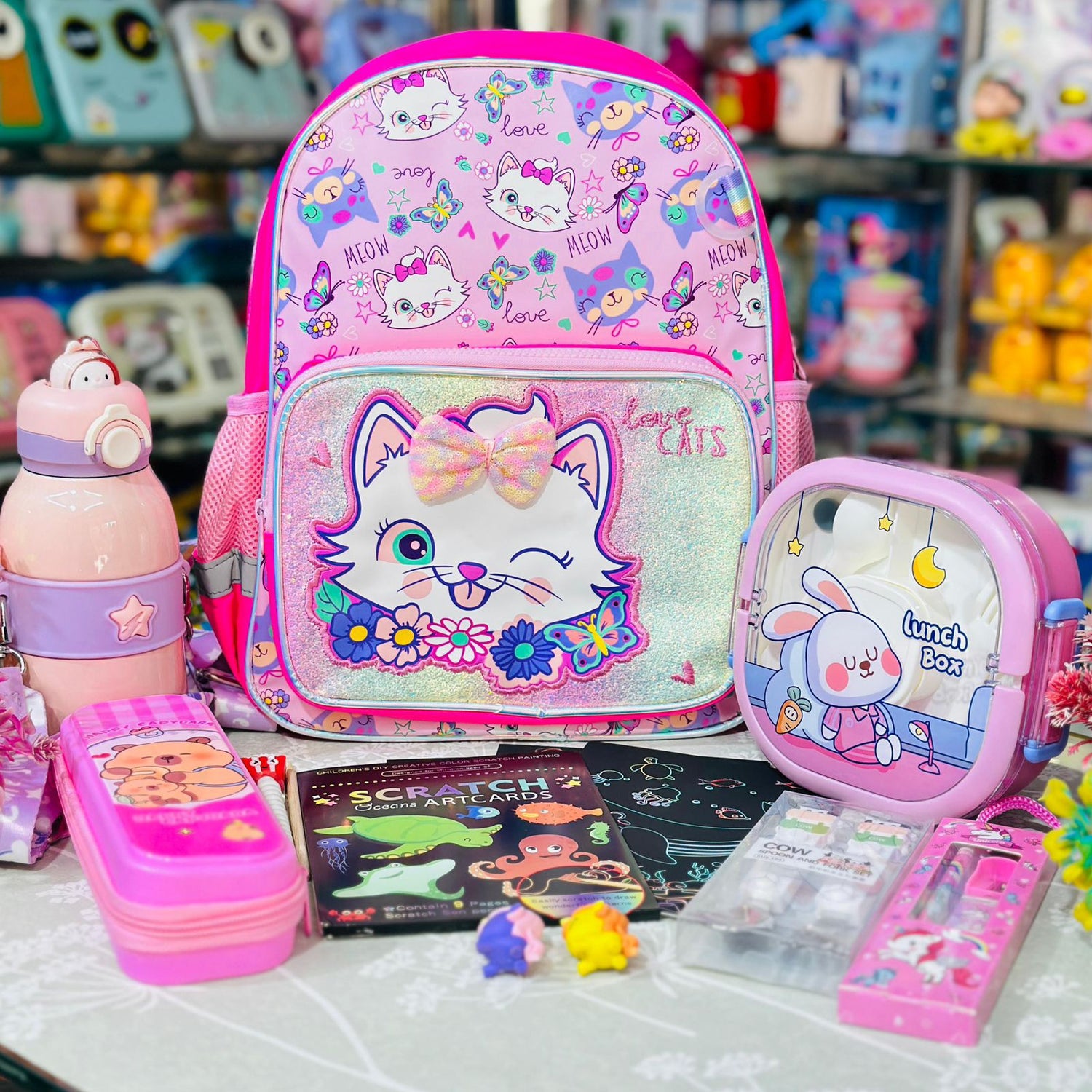 All-in-One Personalized School Bag Hamper for Kids