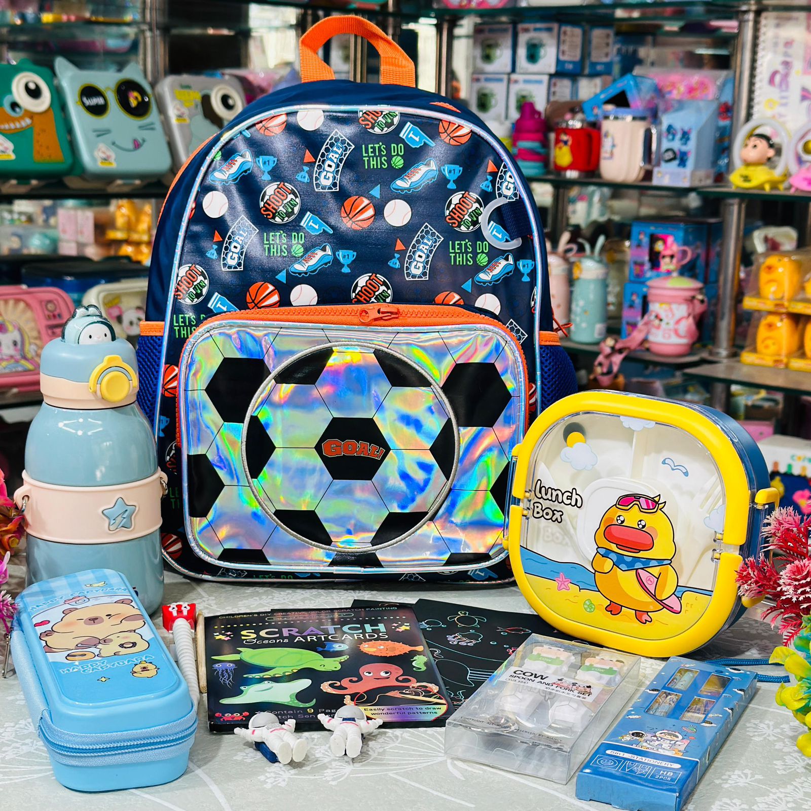 All-in-One Personalized School Bag Hamper for Kids