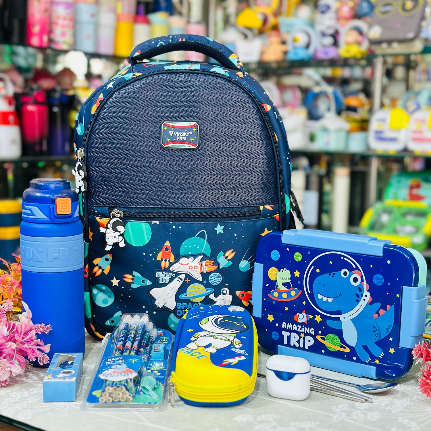 All-in-One Personalized School Bag Hamper for Kids