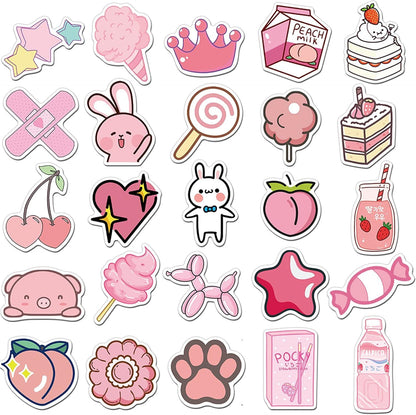Anime &amp; Cartoon UV Stickers Pack | Waterproof Glossy Sticker Sheet