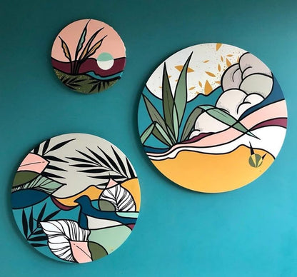UV Printed MDF Wall Plates – Ethnic &amp; Boho Designs