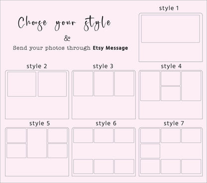 Peronalized Photo Night Light, Photo Collage LED Light, Mother Gifts, Birthday Gift for Mom