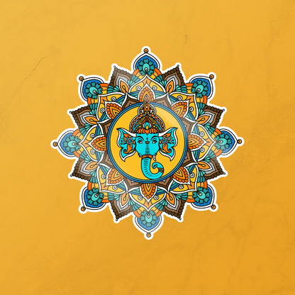 Festival &amp; Spiritual UV Stickers | Ganpati | Diwali | Decorative Labels