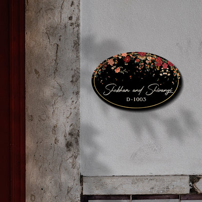 Elegant Family Name Plate | Customized Décor |3D