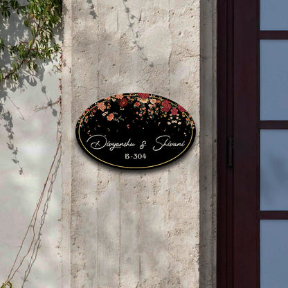 Elegant Family Name Plate | Customized Décor |3D