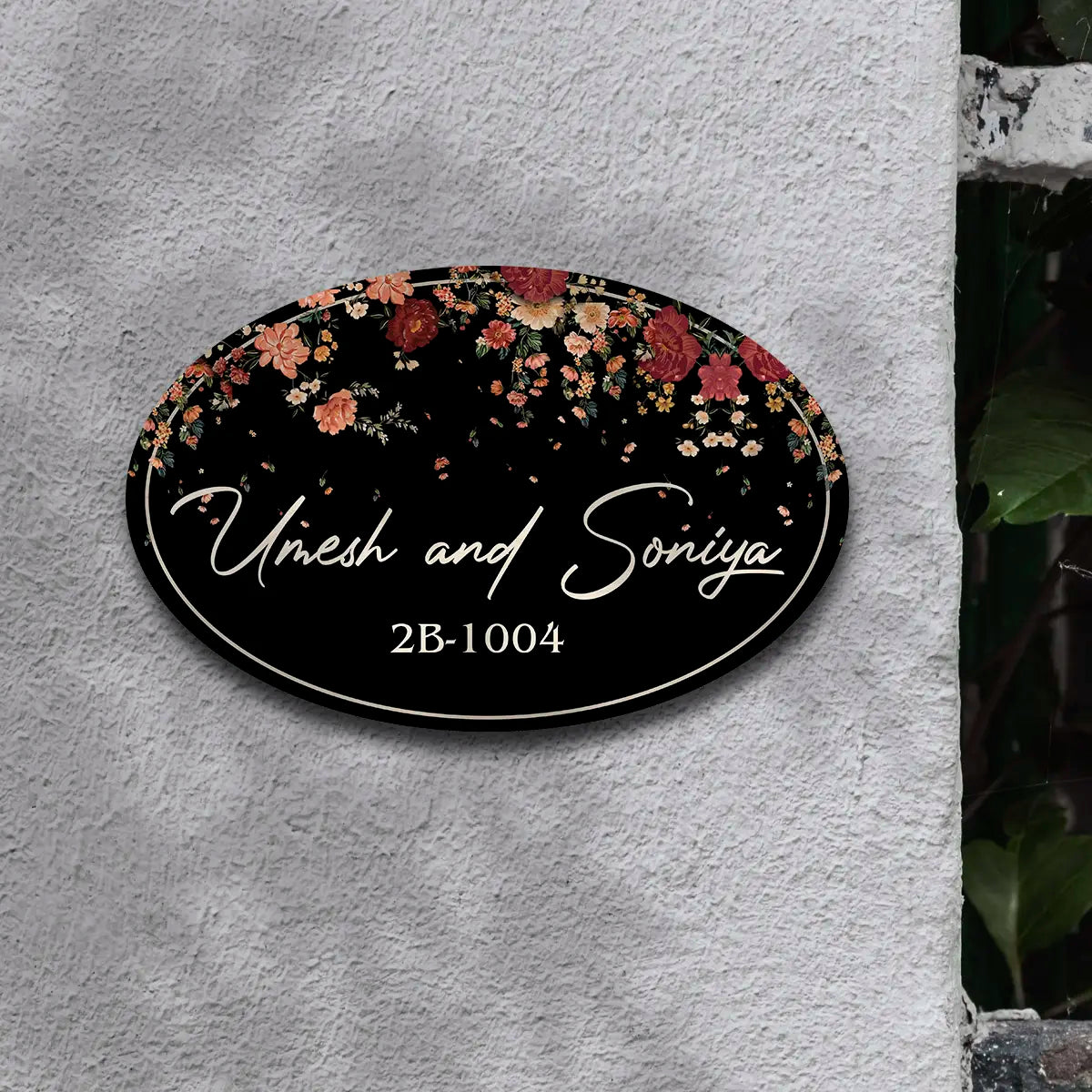 Elegant Family Name Plate | Customized Décor |3D