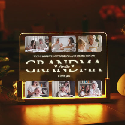 Personalized Photo Night Light - Mother Gifts - Gift for Mom - Mom Gift from Daughter - Mother&